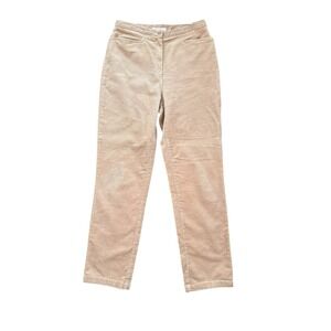 Jones Sport Stretch Corduroy Pants 10 Tan Bootcut Flare Y2K Retro Fall Winter